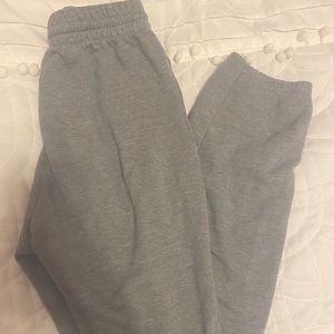 Gray sweatpants